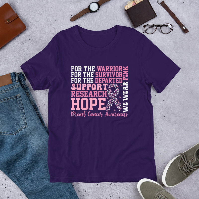 Breast Cancer Support Unisex t-shirt