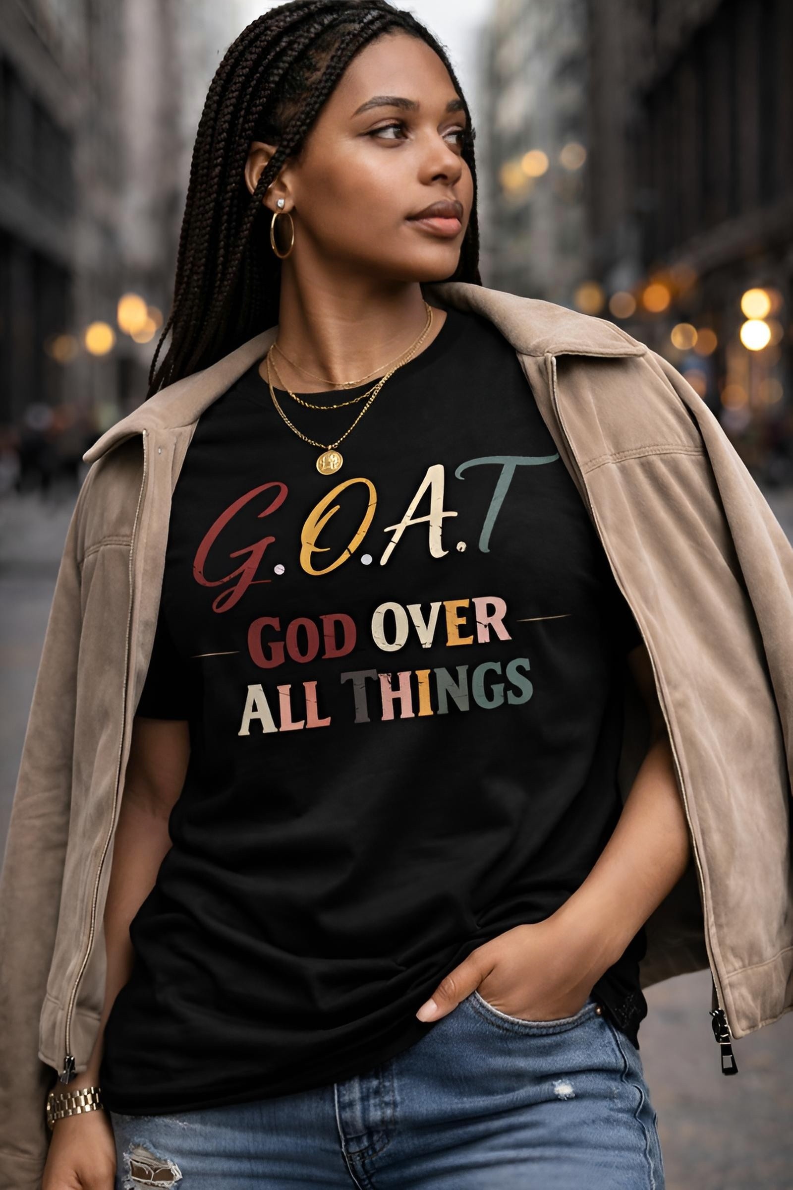 G.O.A.T God Over All Things T-shirt