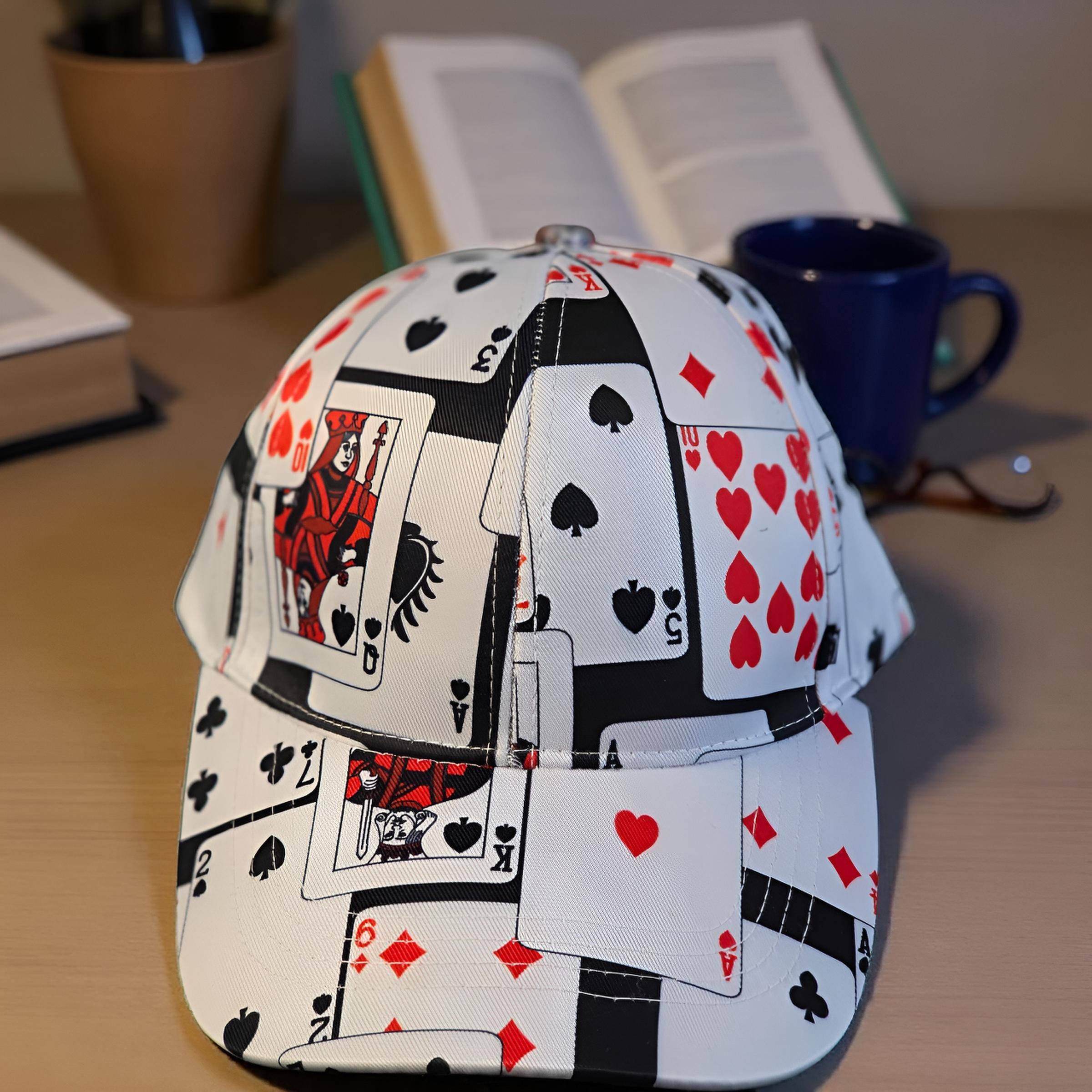 All-In Style Playing Card Baseball Cap