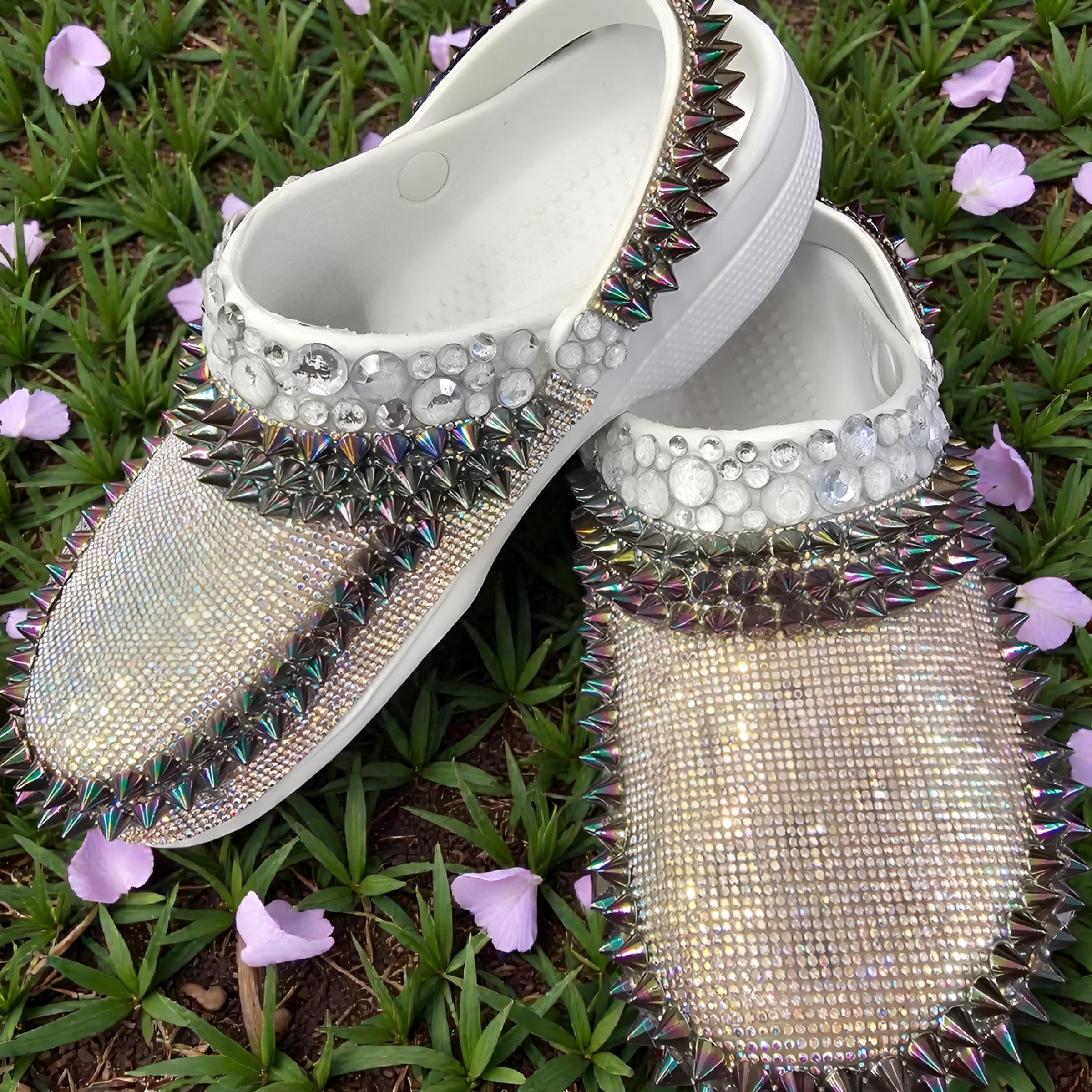 Luxury Spike Bling Crocs 