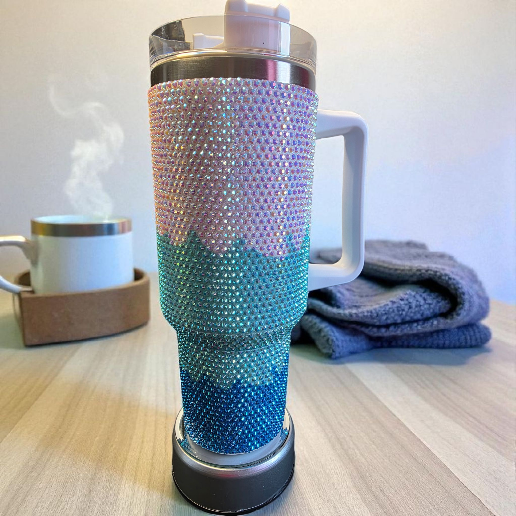 Rhinestone Stitch Tumbler