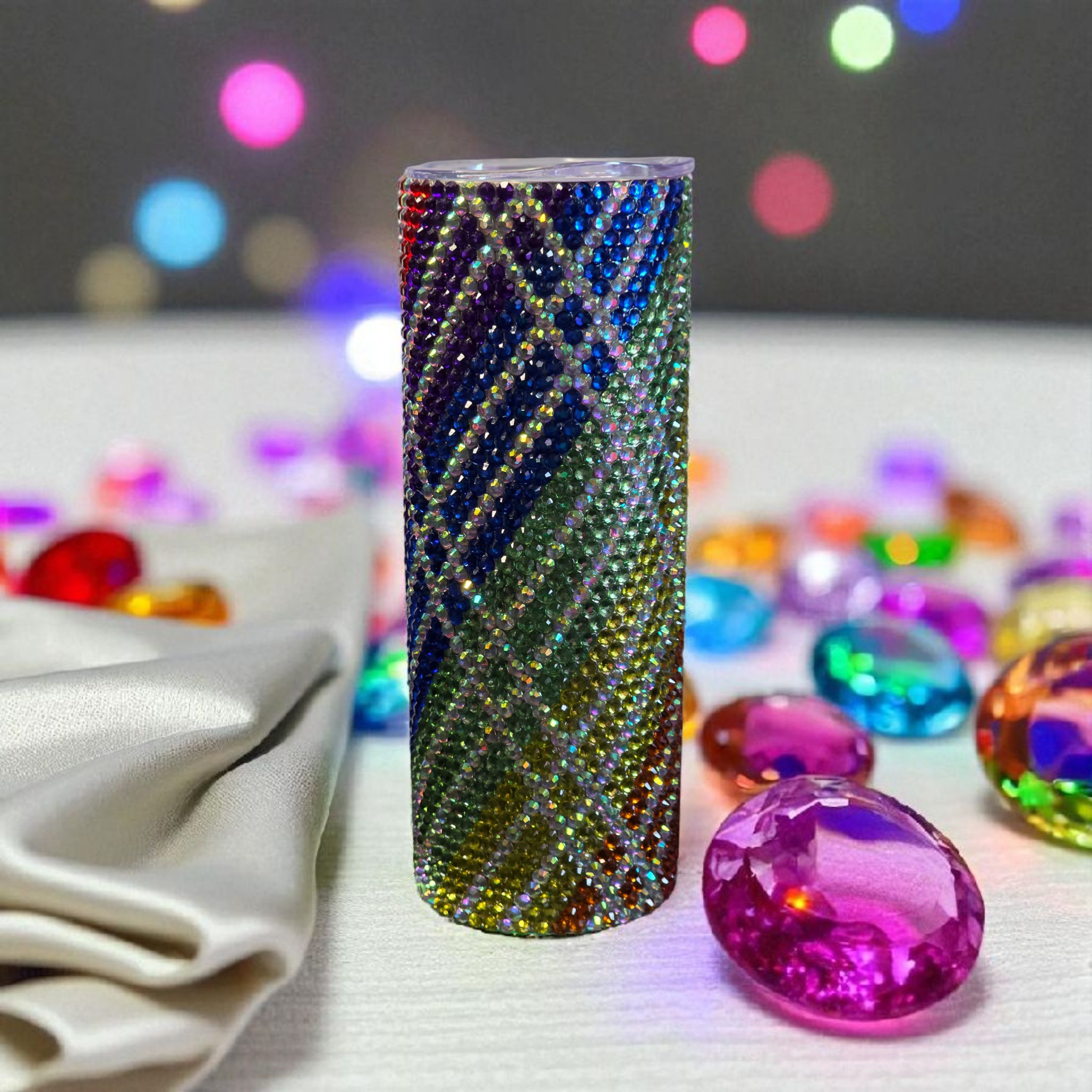 20oz Prism Jewel Rhinestone Tumbler 
