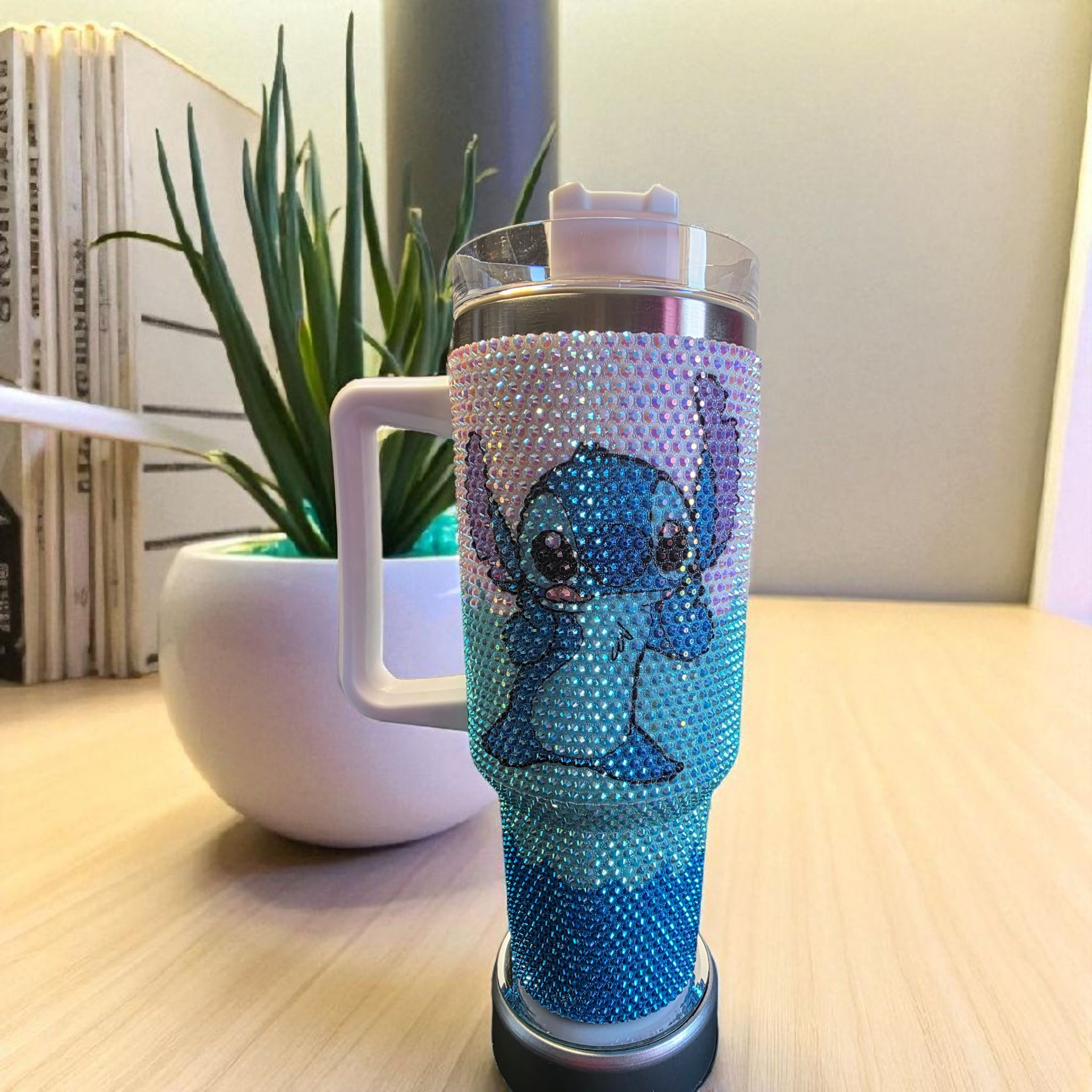 Rhinestone Stitch Tumbler