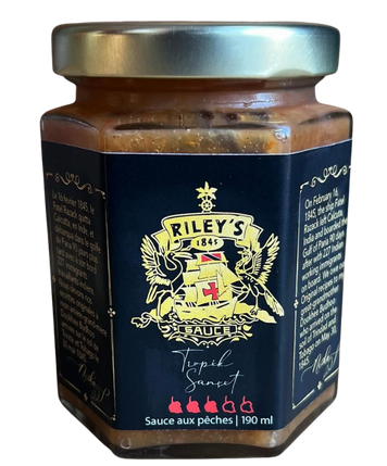 Sauce aux pêches Riley's
