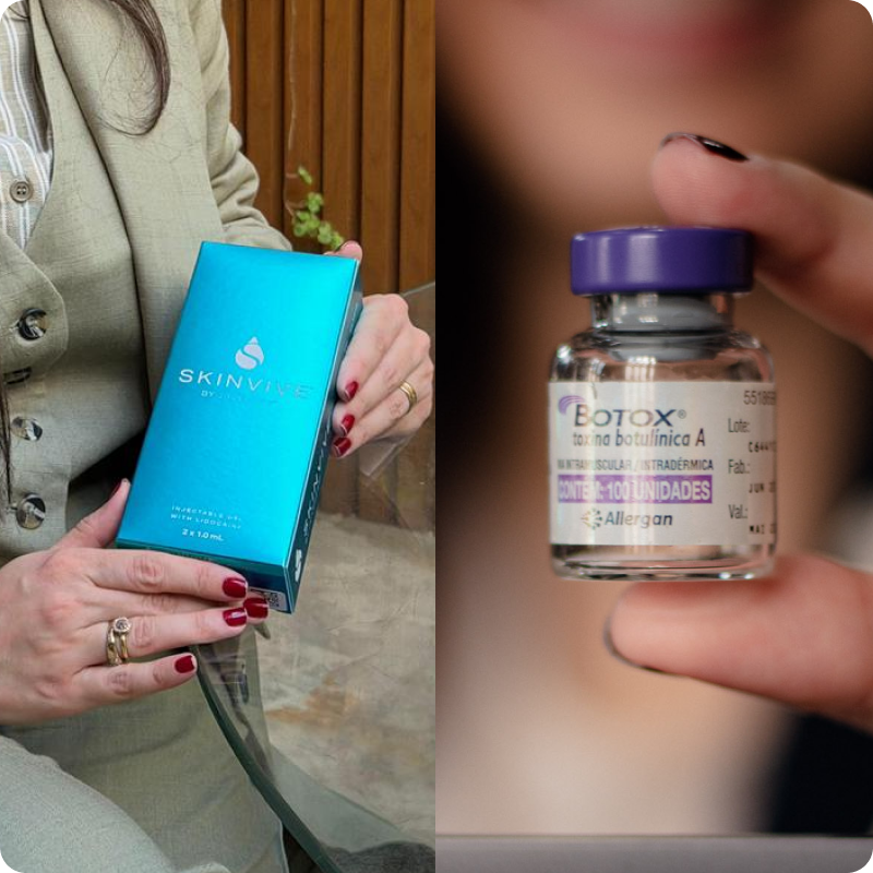SKINVIVE e BOTOX - 10x R$398,80 ou R$3.429,68 à vista