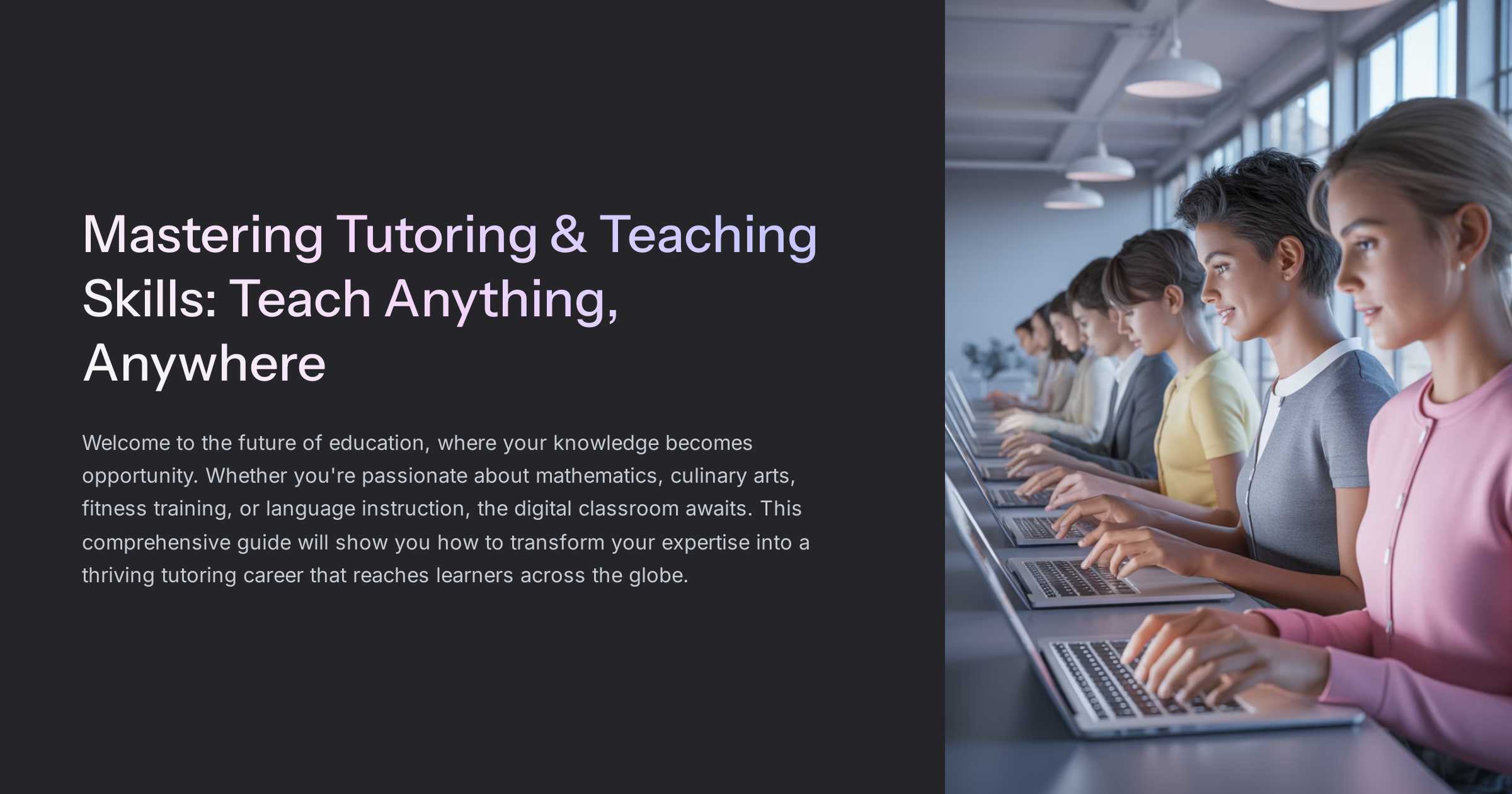 Tutoring & Teaching Skills Masterclass