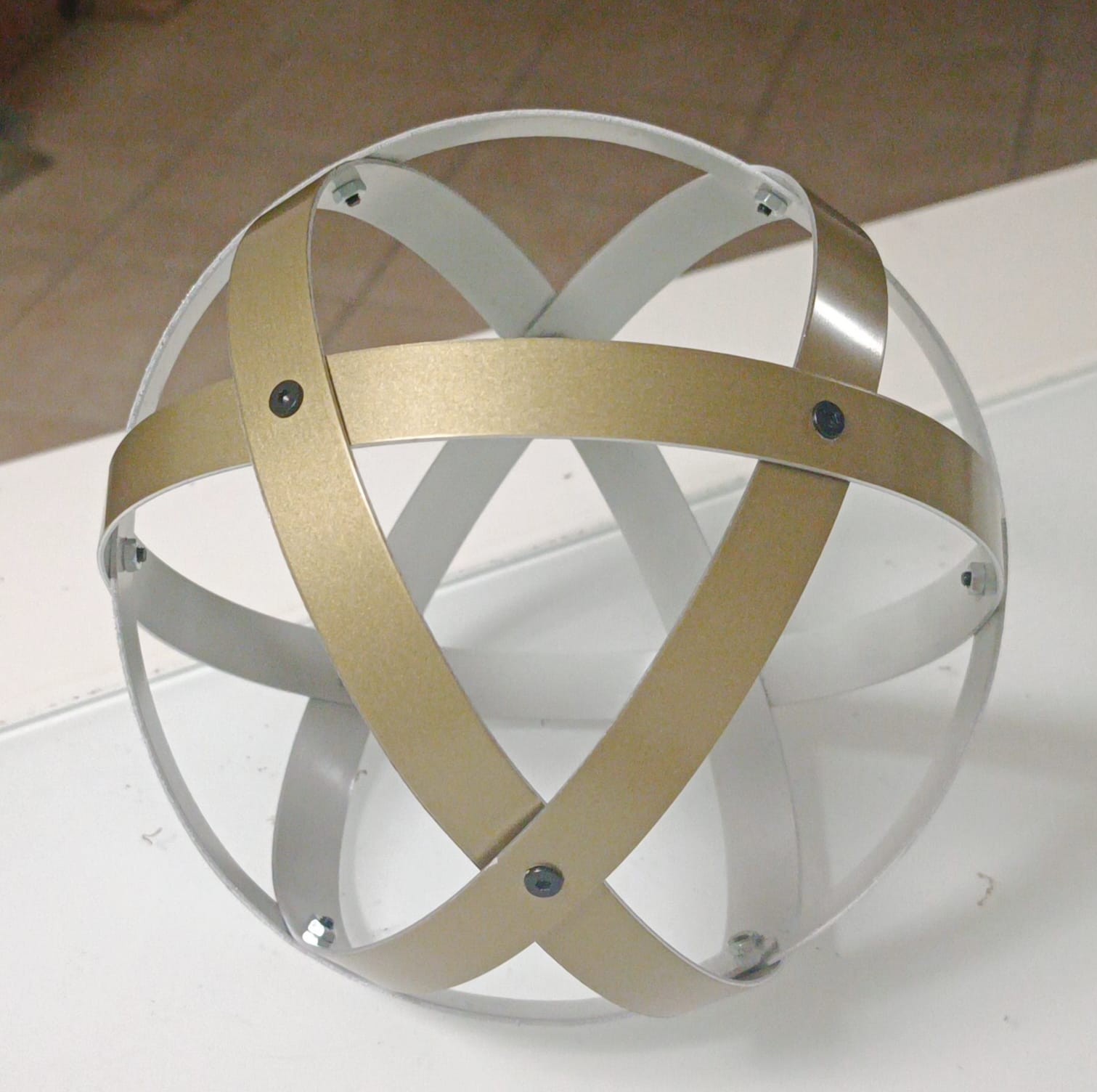 Genesa cristal alluminio dorato 20 cm