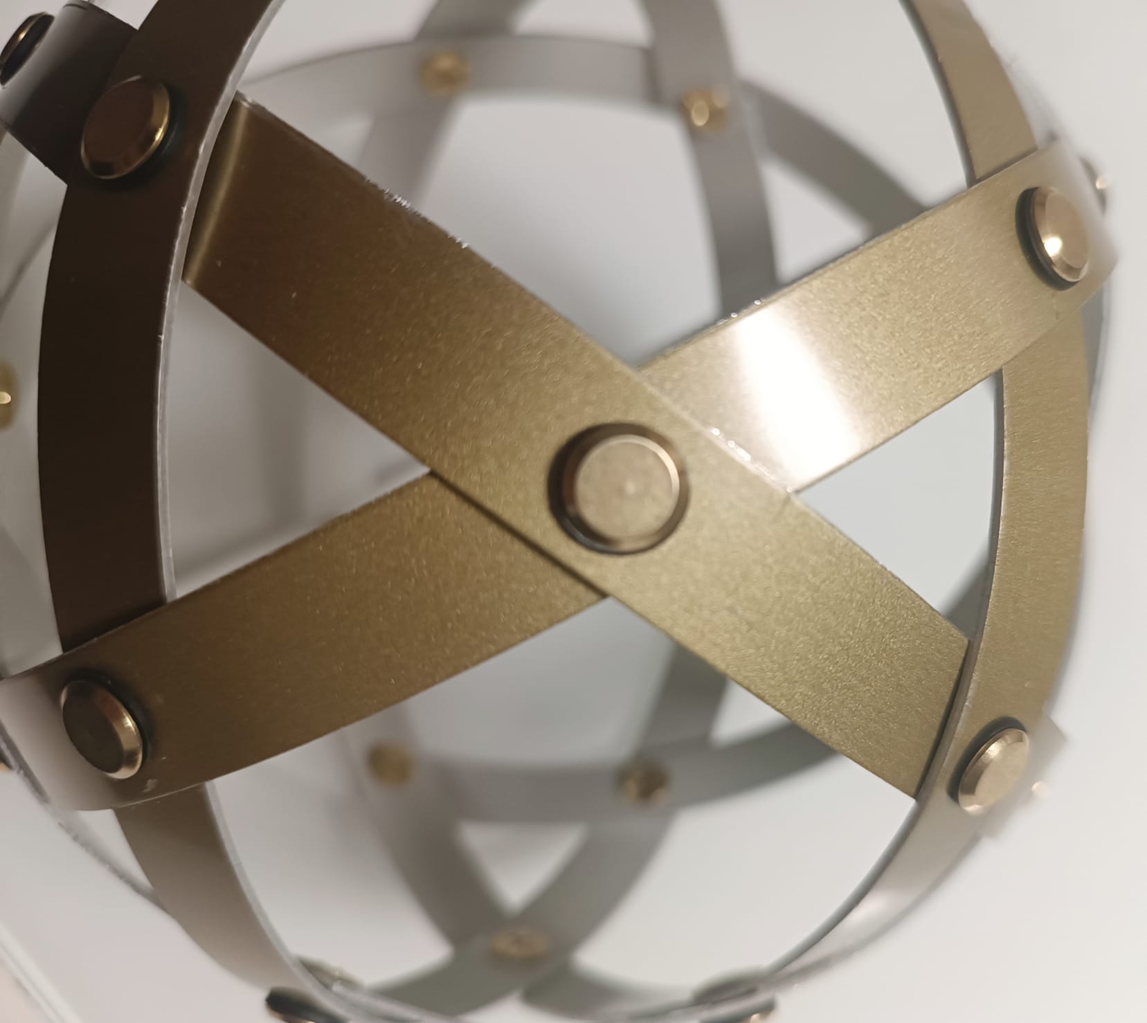 Genesa cristal alluminio dorato 20 cm