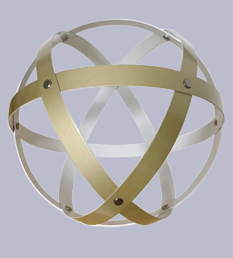 cristal alluminio dorato 15cm 20cm