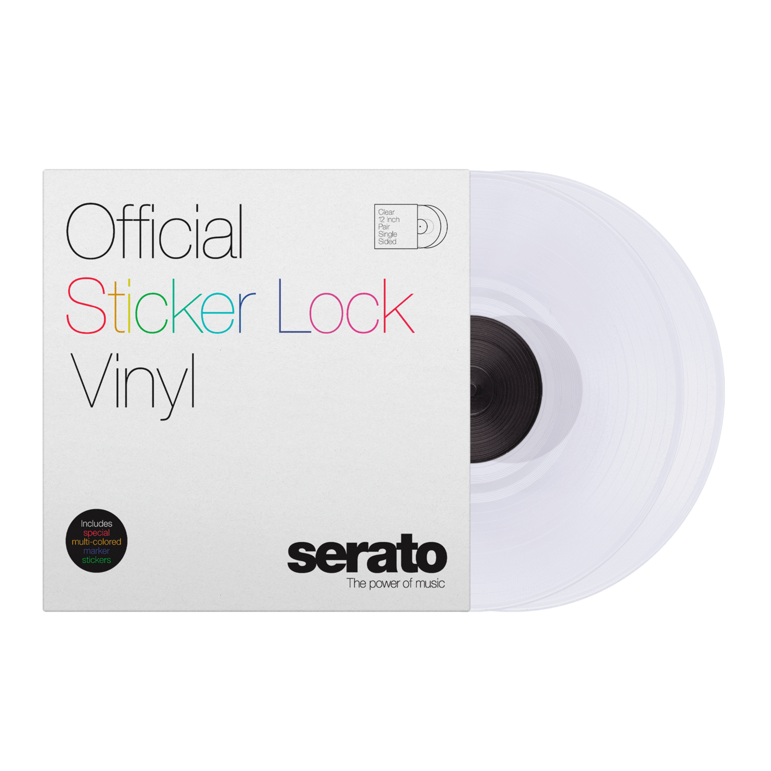 Vinilo Oficial Sticker Lock Serato