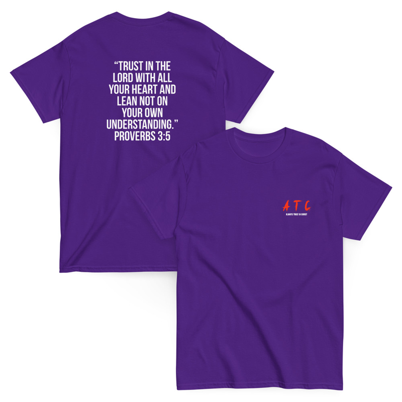 ATC Genesis Classic T-Shirt w/ Proverbs 3:5 On Back