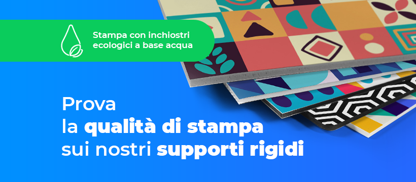 Supporti rigidi per stampa