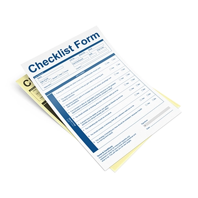 Checklist Form