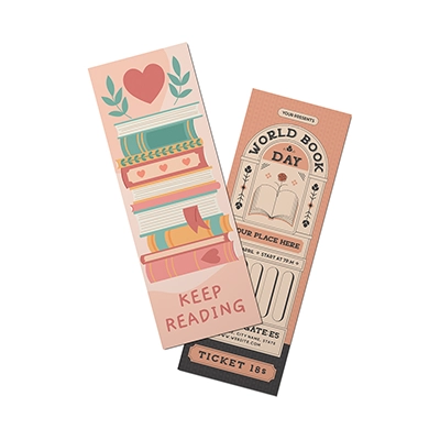 Book-themed bookmarks