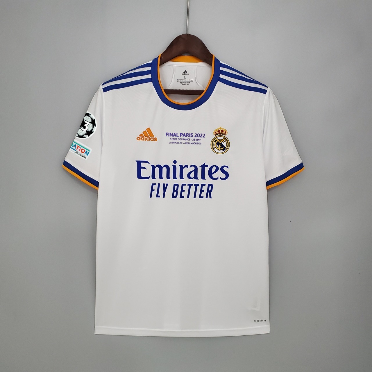 Real Madrid Home 21/22 Final Champions