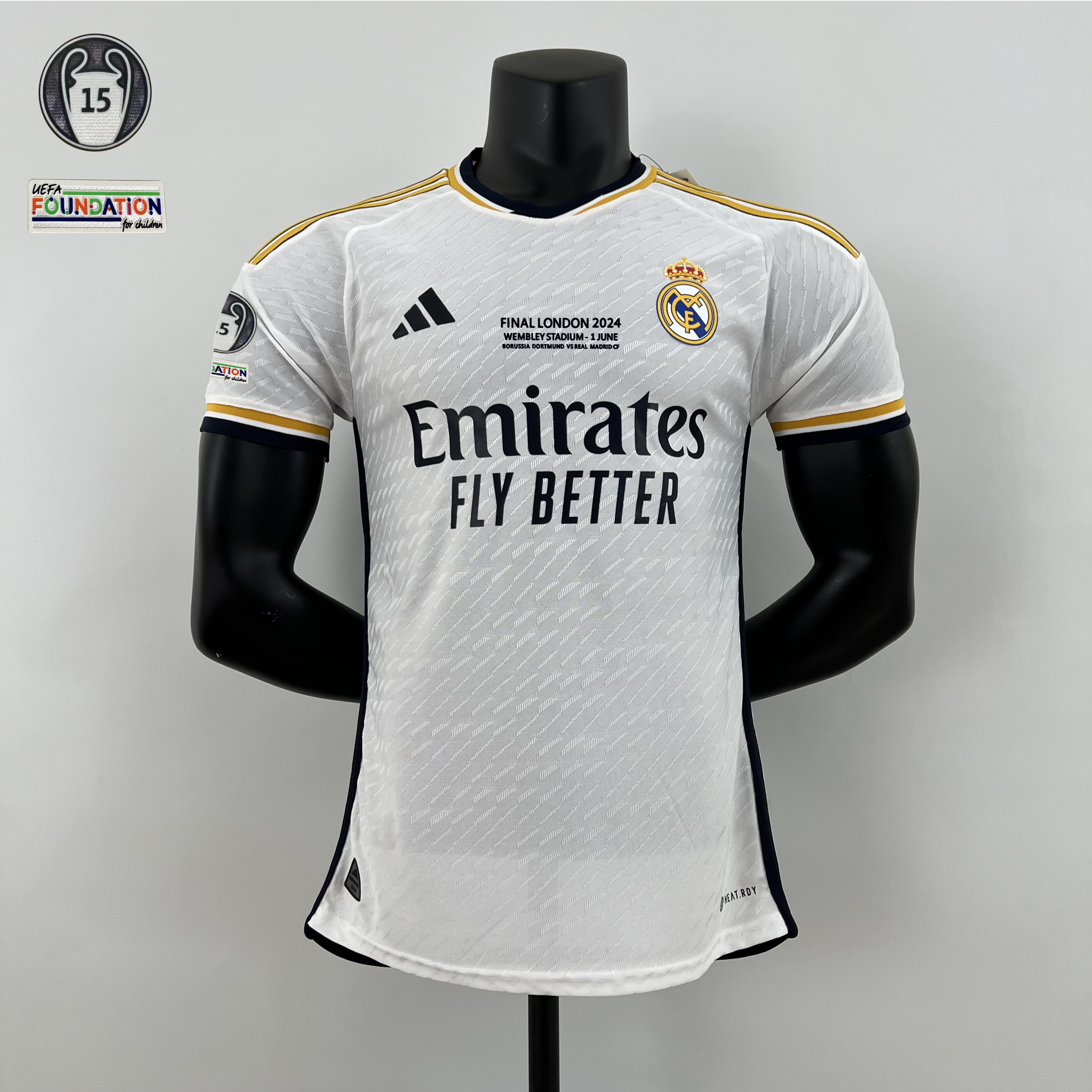 Real Madrid Home 23/24 Final Champions