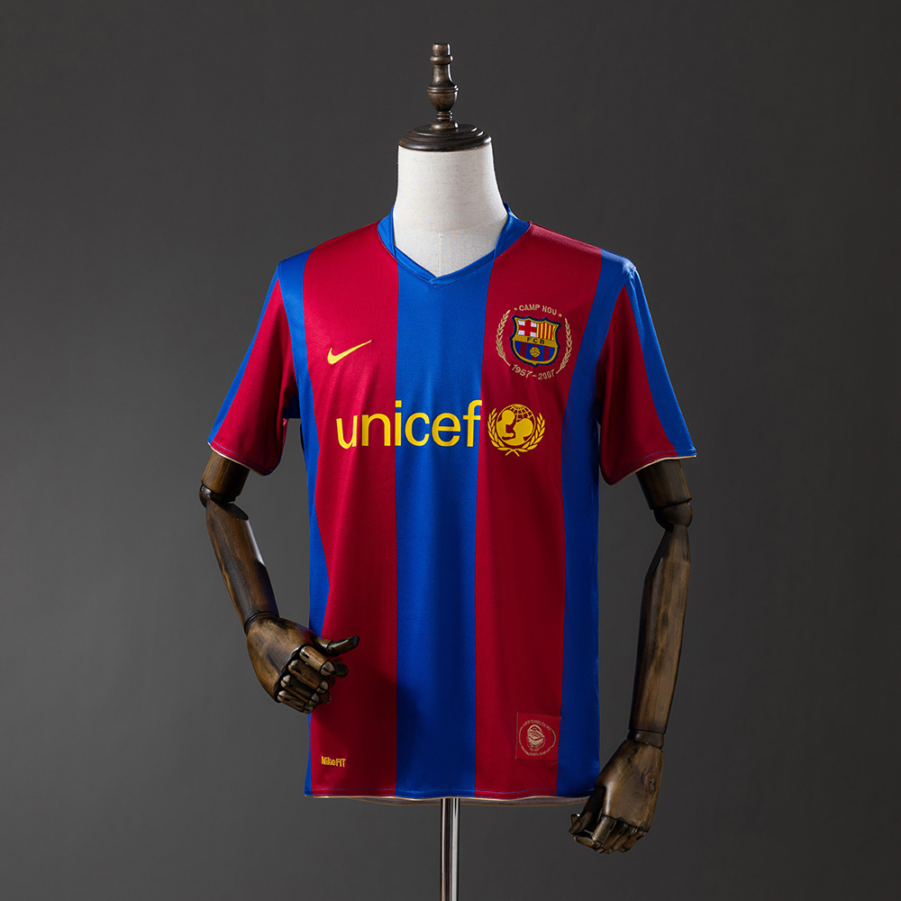 Barcelona Home 07/08 50 Centenario Camp Nou