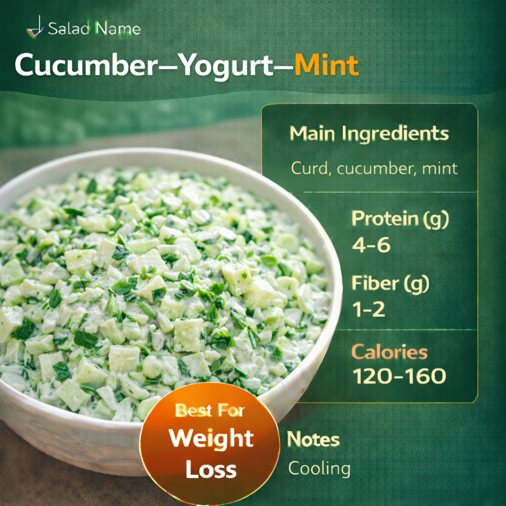 Cucumber–Yogurt–Mint Salad