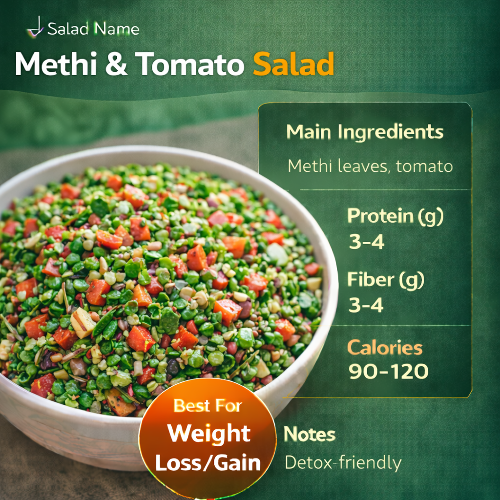 Methi & Tomato Salad