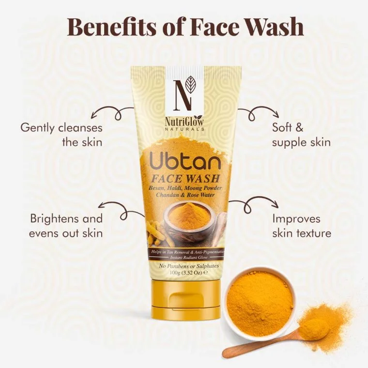 NutriGlow Naturals Ubtan Face Wash