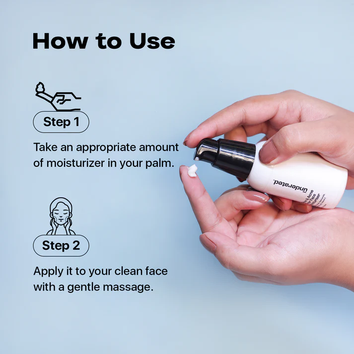 Glow and Acne Clear Face Moisturiser - 50g | Reduces Pimples and Provides Glow