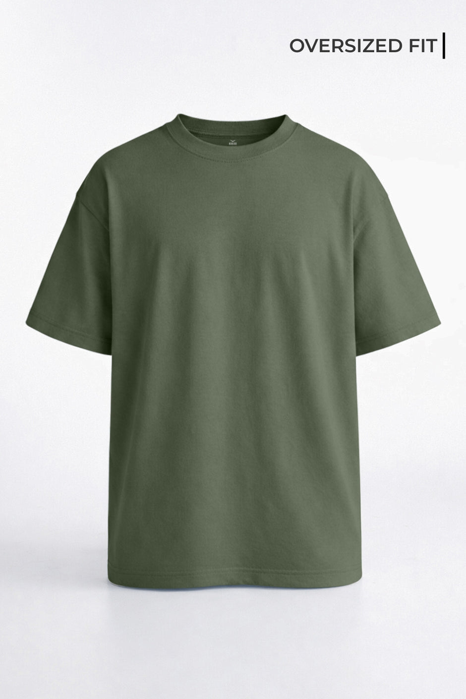 Olive Green Oversized T-Shirt 240 GSM – Premium Cotton Heavyweight Oversize Tee