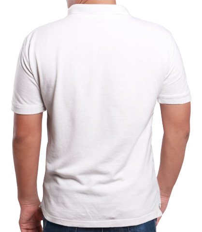 White Dry Fit Polo T-Shirt