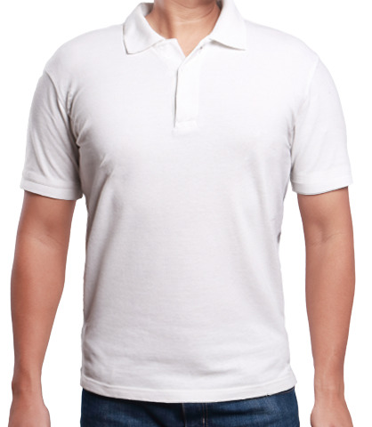 White Dry Fit Polo T-Shirt