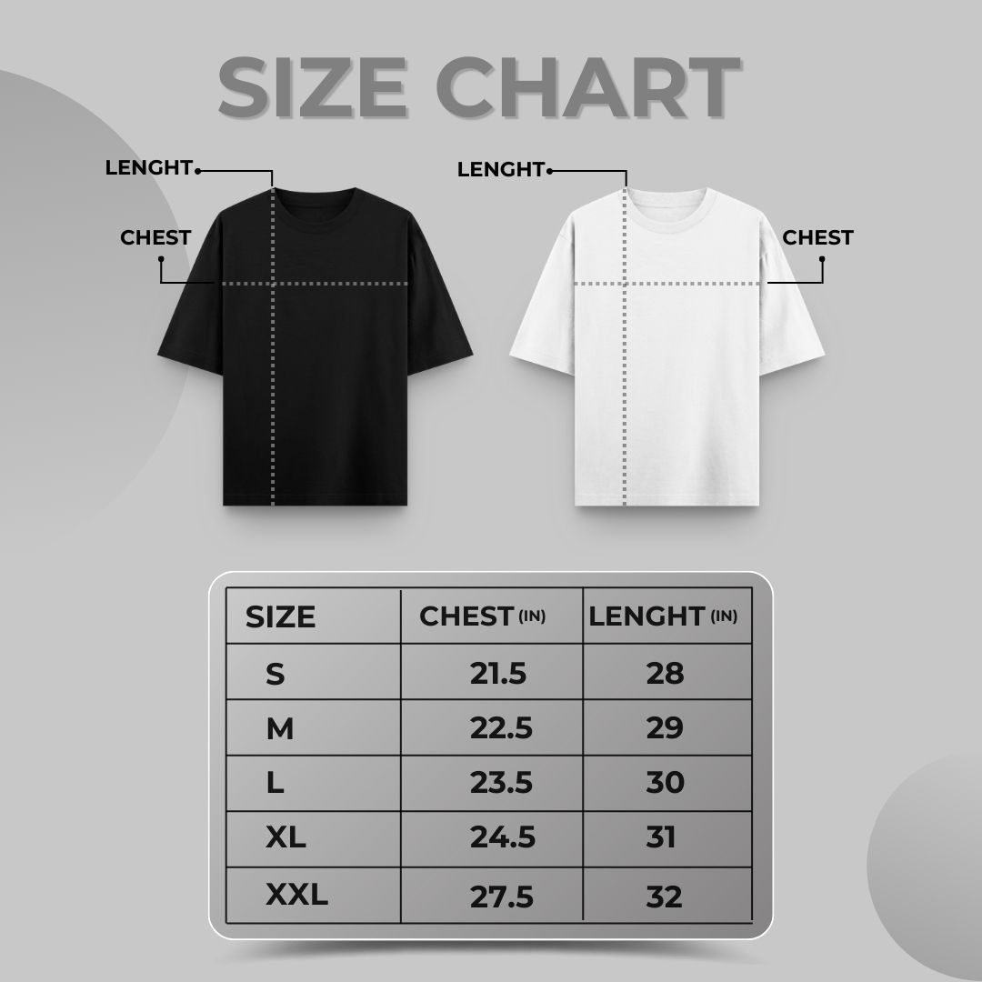 Black Oversized T-Shirt 240 GSM – Premium Cotton Heavyweight Oversize Tee