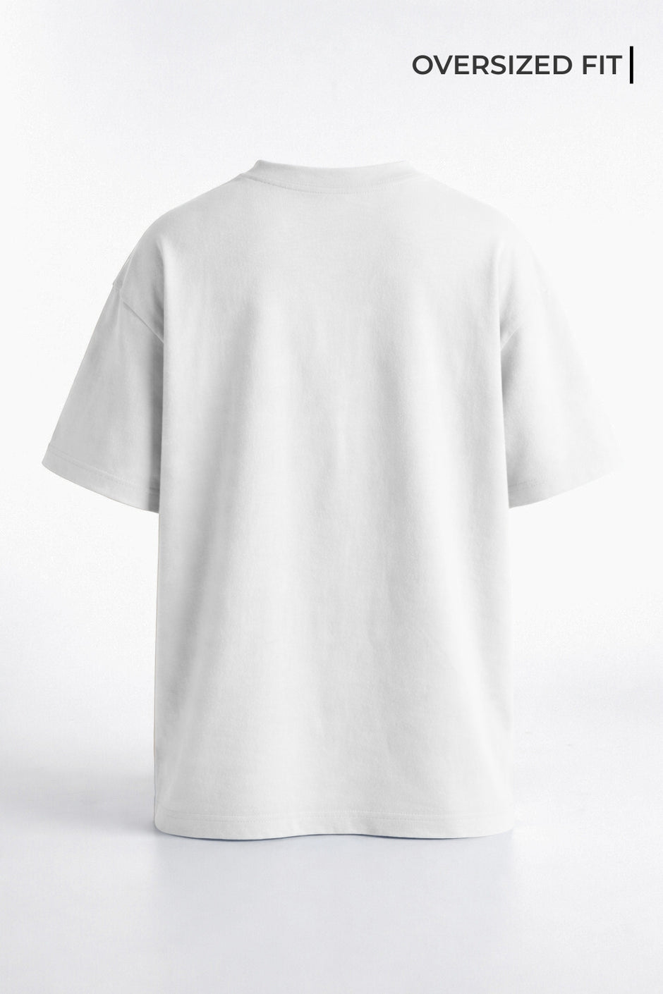White Oversized T-Shirt 240 GSM – Premium Cotton Heavyweight Oversize Tee