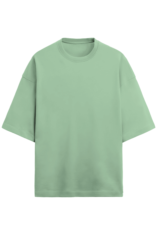 Jade Green Oversized T-Shirt 240 GSM – Premium Cotton Heavyweight Oversize Tee