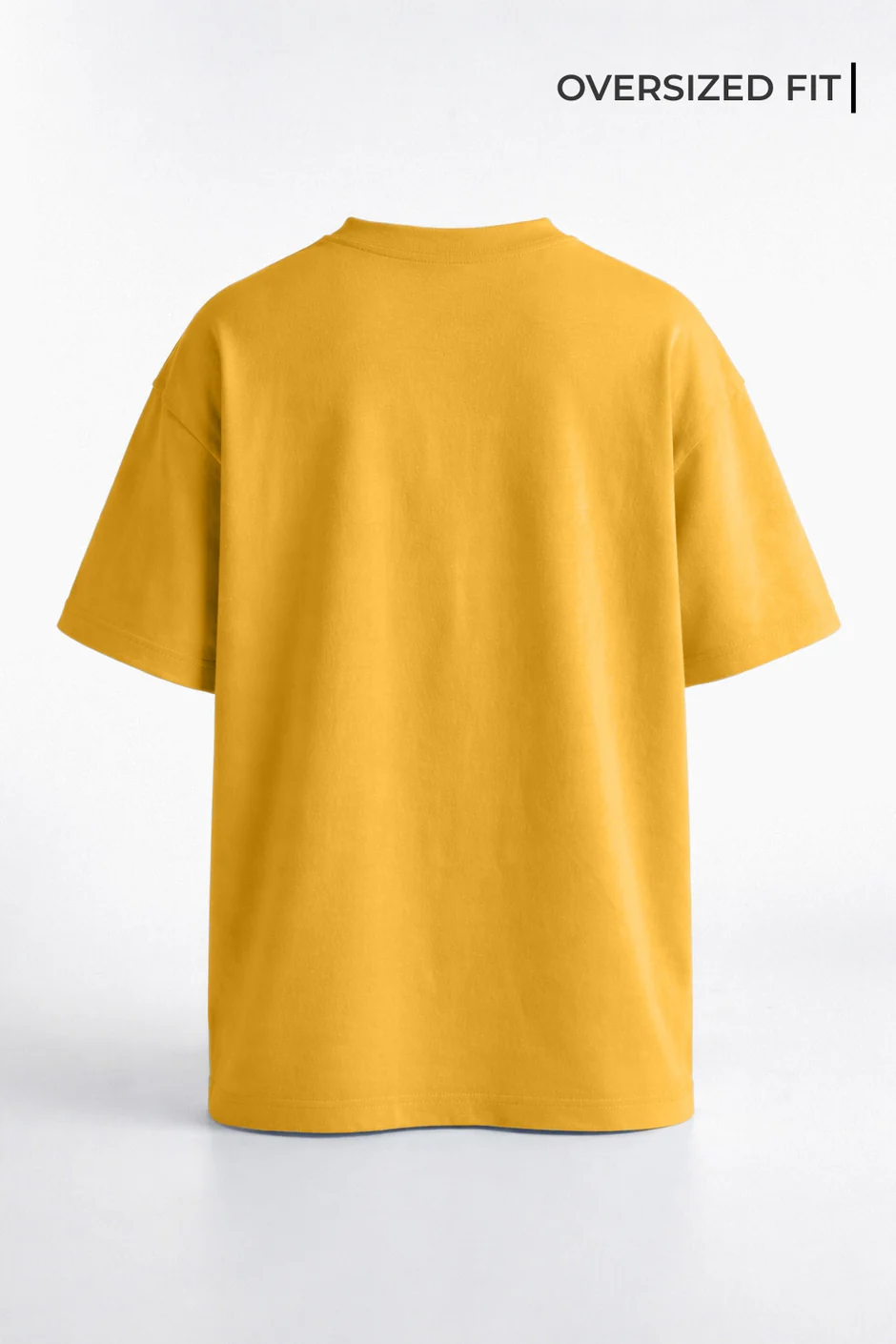 Yellow Oversized T-Shirt 240 GSM – Premium Cotton Heavyweight Oversize Tee