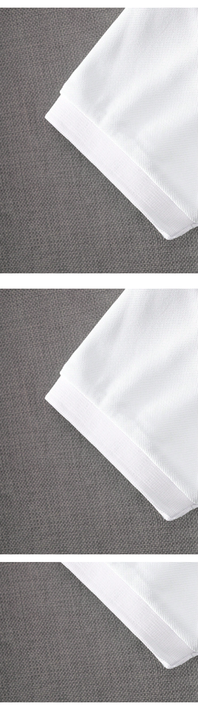 Kids Solid White Polo T-Shirt