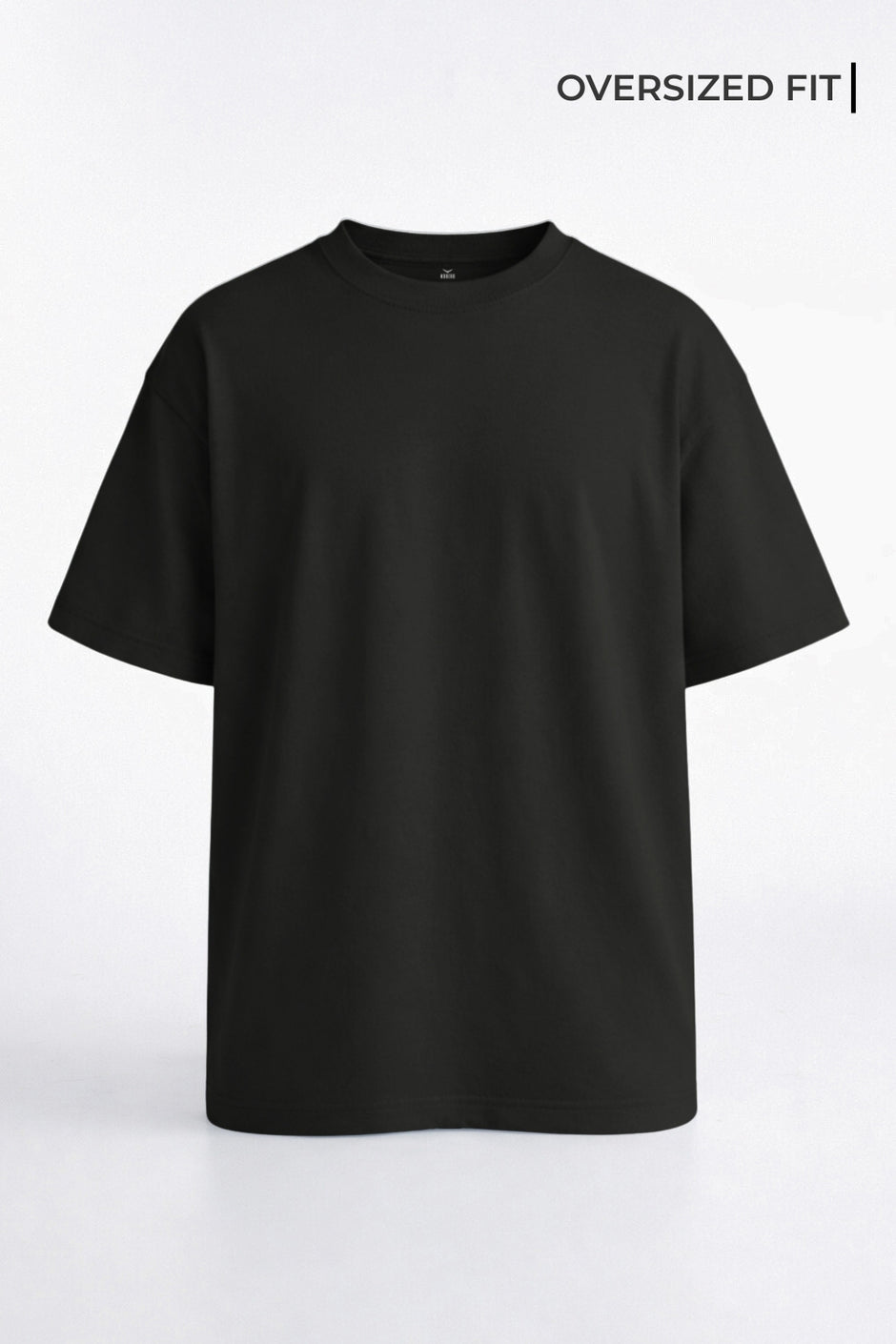 Black Oversized T-Shirt 240 GSM – Premium Cotton Heavyweight Oversize Tee