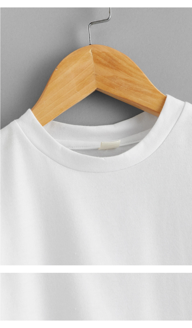 Kids Plain White Round Neck T-Shirt | 100% Cotton Kids T-Shirt