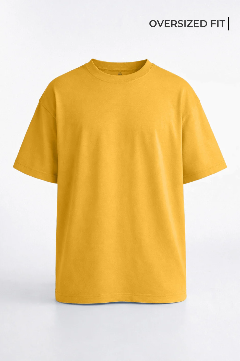 Yellow Oversized T-Shirt 240 GSM – Premium Cotton Heavyweight Oversize Tee