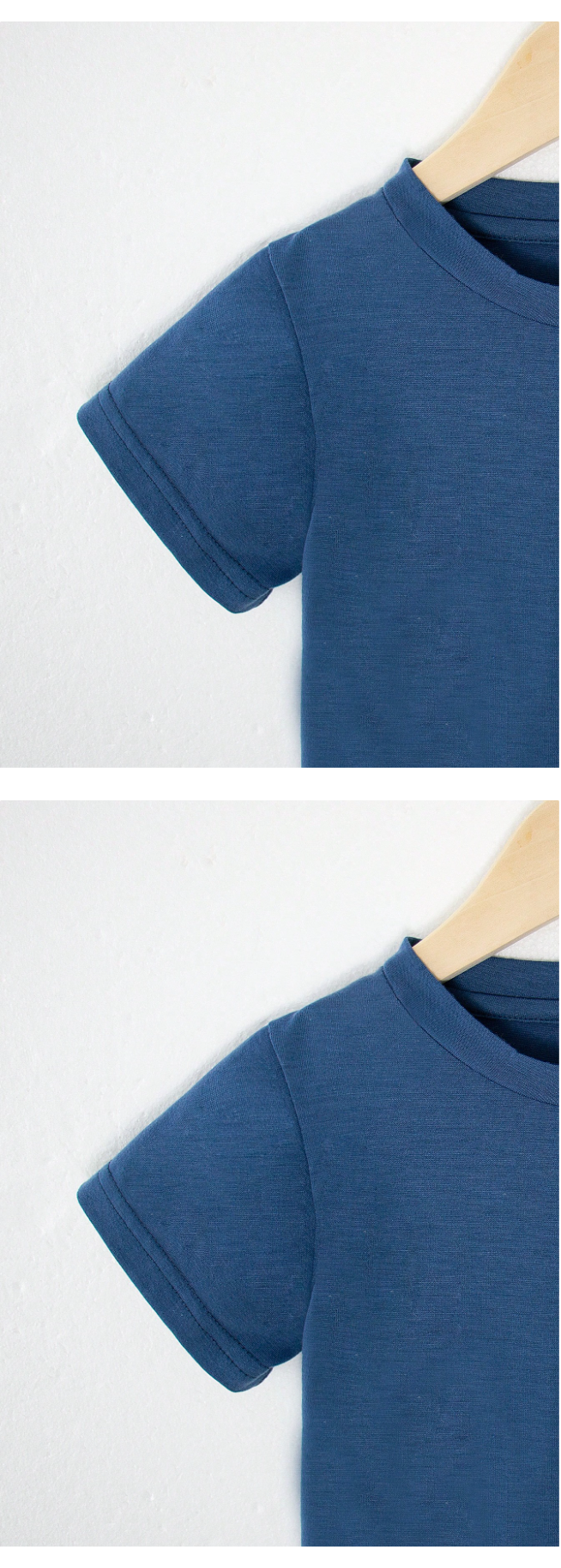 Kids Plain Blue Round Neck T-Shirt | 100% Cotton Kids T-Shirt