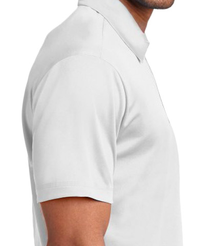 White Dry Fit Polo T-Shirt