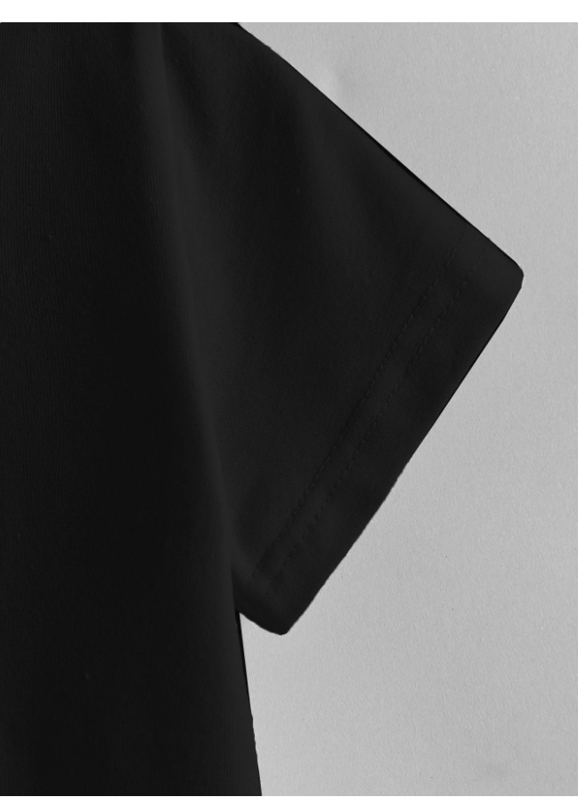 Kids Plain Black Round Neck T-Shirt | 100% Cotton Kids T-Shirt