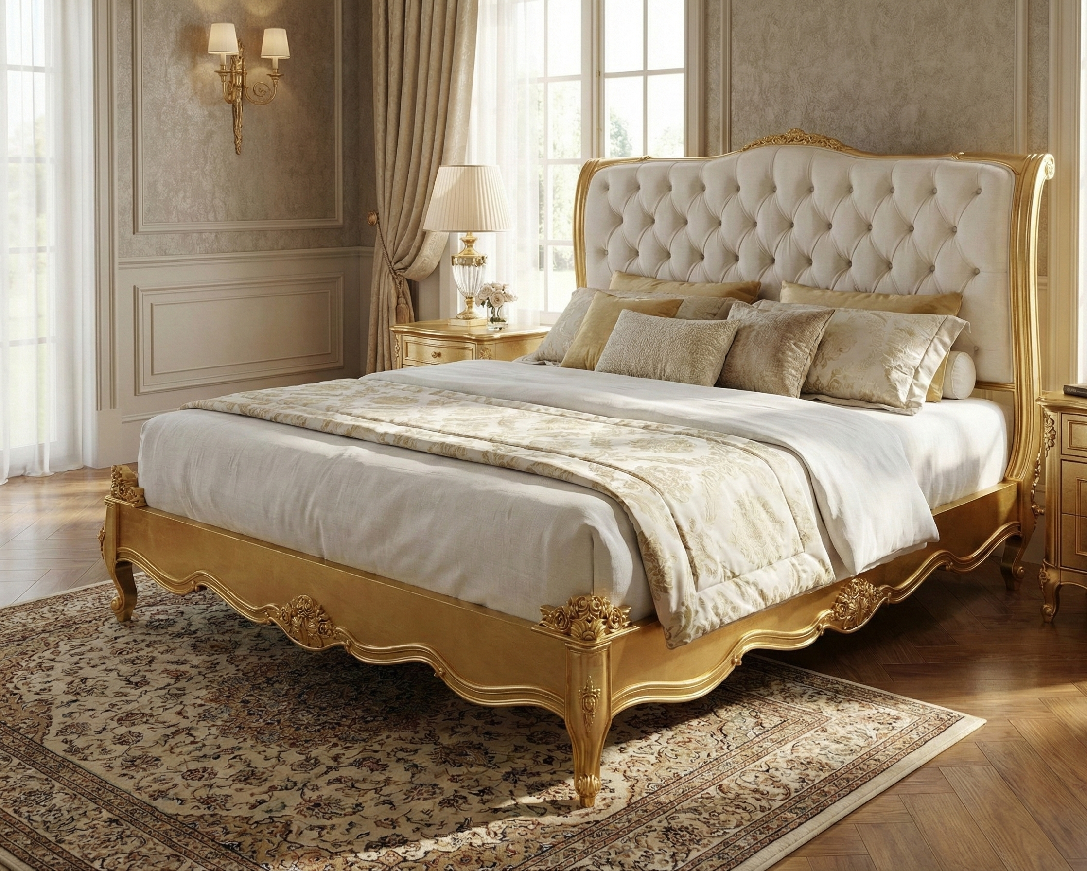 Luxury King Size Bed