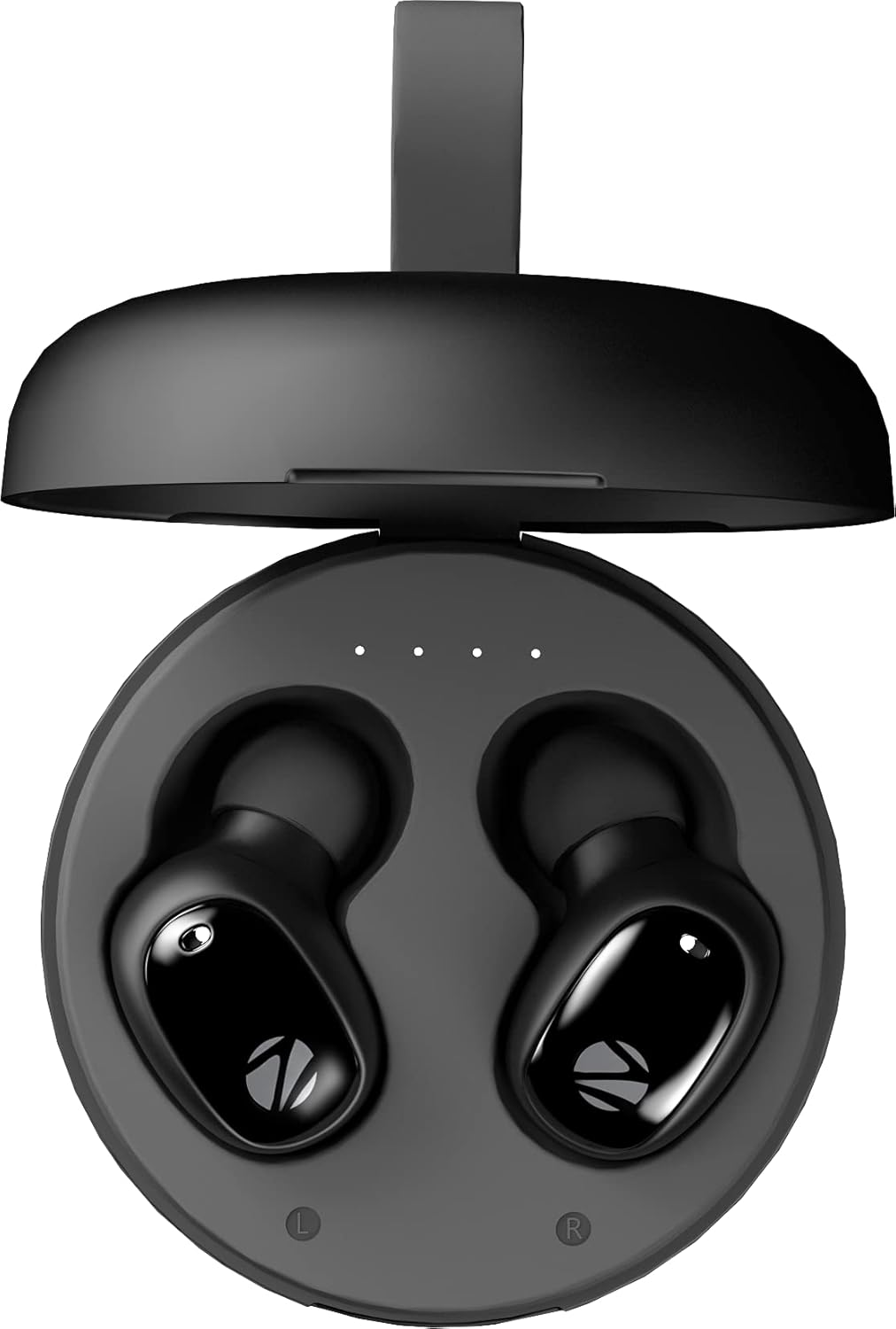 Wireless Bluetooth Earbuds ZEBRONICS Zeb-Sound Bomb 1 TWS Earbuds with BT5.0, Up to 12H Playback, Touch Controls, Voice Assistant, Splash Proof with Type C Portable Charging Case