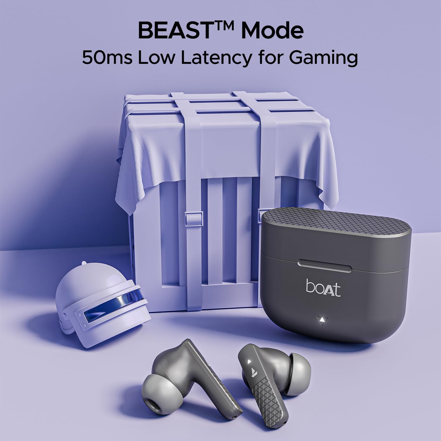 Airdopes 91 Wireless Earbuds boAt Airdopes 91, 45HRS Battery, 50ms Low Latency, ENx Tech, Fast Charge, IPX4, IWP Tech, v5.3 Bluetooth Earbuds, TWS Ear Buds Wireless Earphones 