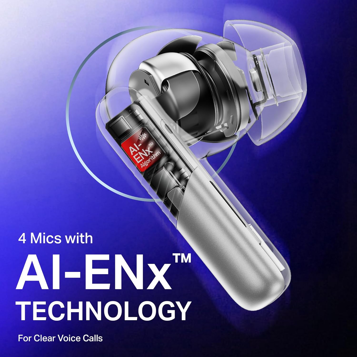 boAt Hearables App boAt (2025 Launch Airdopes Prime 412, 4Mics AI-ENx Tech, 50 Hrs Battery, Multipoint Connectivity,Fast Charge, App Support, Bluetooth Earbuds, TWS Ear Buds Wireless Earphones 