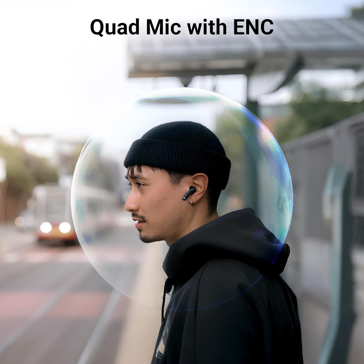 Zebronics Wireless Earbuds ZEBRONICS PODS K3, in-Ear Wireless Earbuds, 40 Hrs Backup, Dual EQ, Quad MIC ENC, 10mm Bass Drivers, Rapid Charging, Bluetooth, Flash Connect, Low Latency Gaming