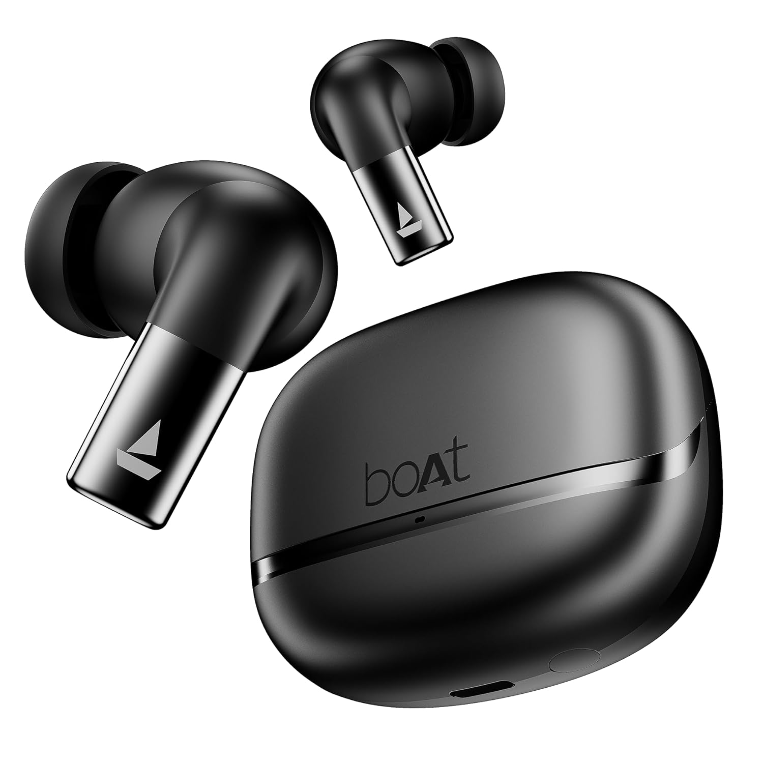boAt Wireless Earbud boAt Airdopes Ultra Pro (2025 Launch), 100Hrs Battery, Dual Pairing, Spatial Audio, App Support, Fast Charge, 4Mics ENx, v5.3 Bluetooth Earbuds, TWS Ear Buds Wireless Earphones