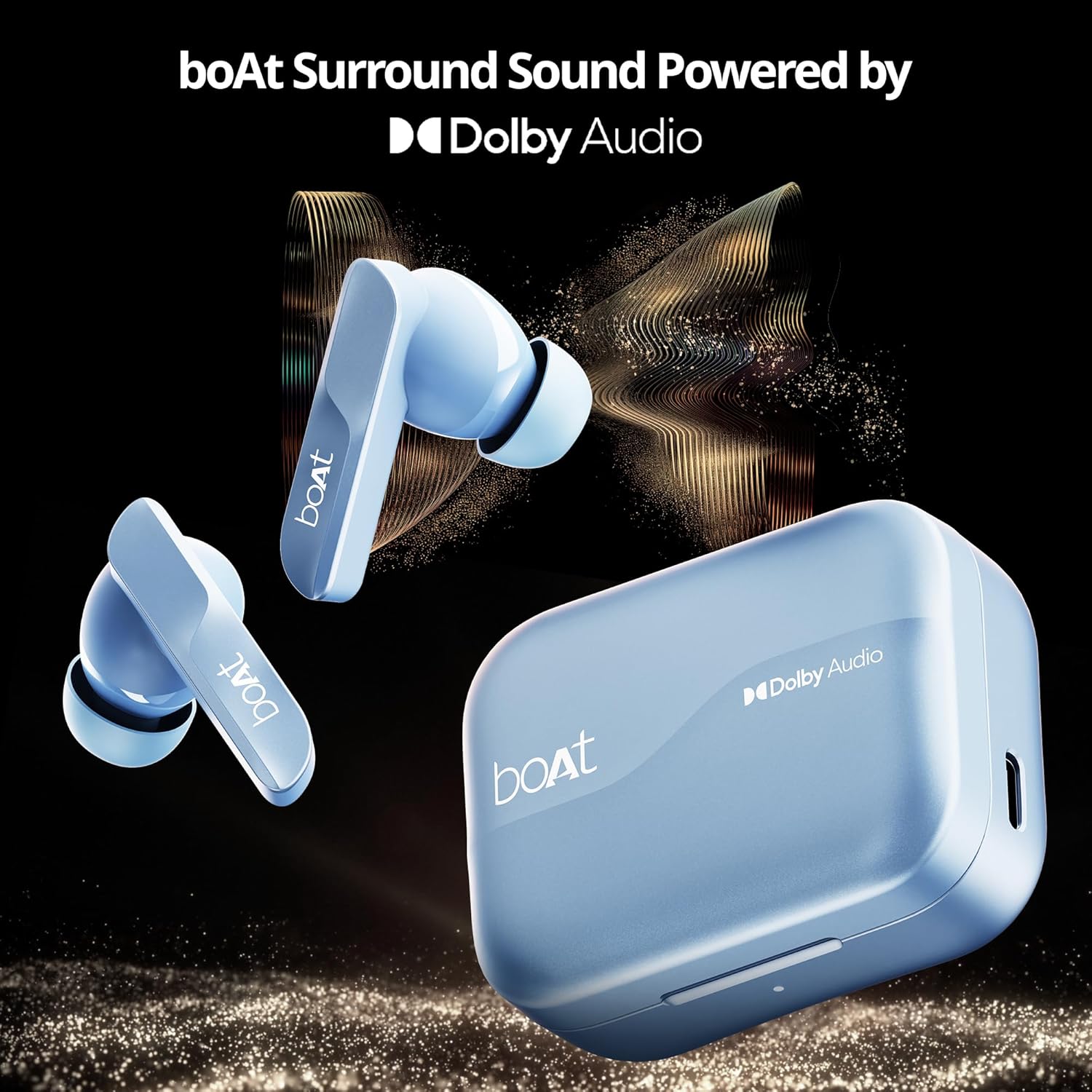 boAt Airdopes Wireless Earbuds boAt Airdopes 800 HiDef, Hi-Res Audio LDAC, 4Mic ENx, App Support, ASAP Charge, IPX5, Low Latency, Dual Pairing, BTv5.3, Bluetooth TWS in Ear Earbuds Wireless Earphones