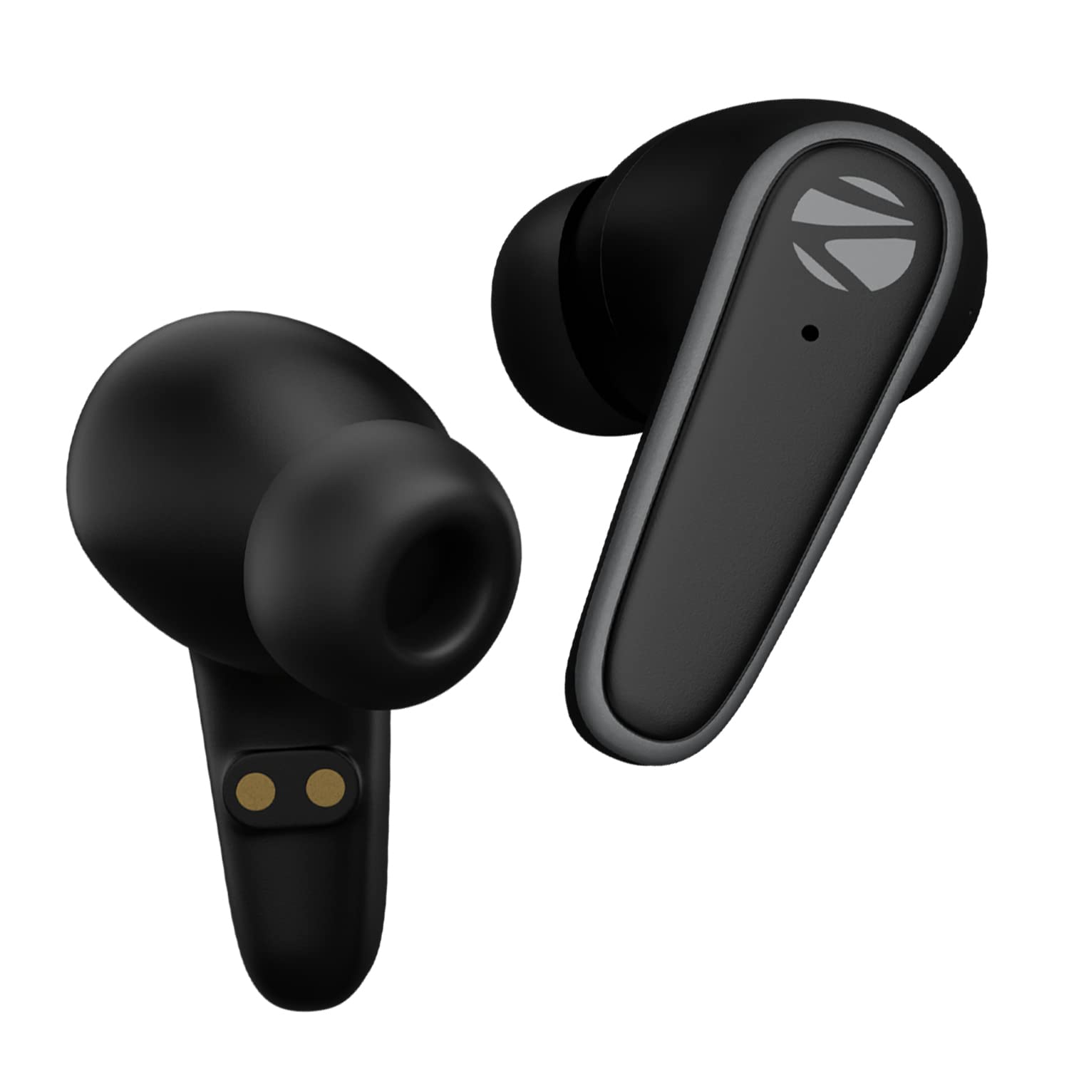 Wireless Earbuds with Active Noise Cancellation ZEBRONICS PODS 1 Wireless TWS Earbuds with Powerful ANC, ENC Calling, Gaming Mode, 28 Hours Backup, Bluetooth 5.2, Voice Assistant Support, Splash Proof, Flash Connect & Type C Charging
