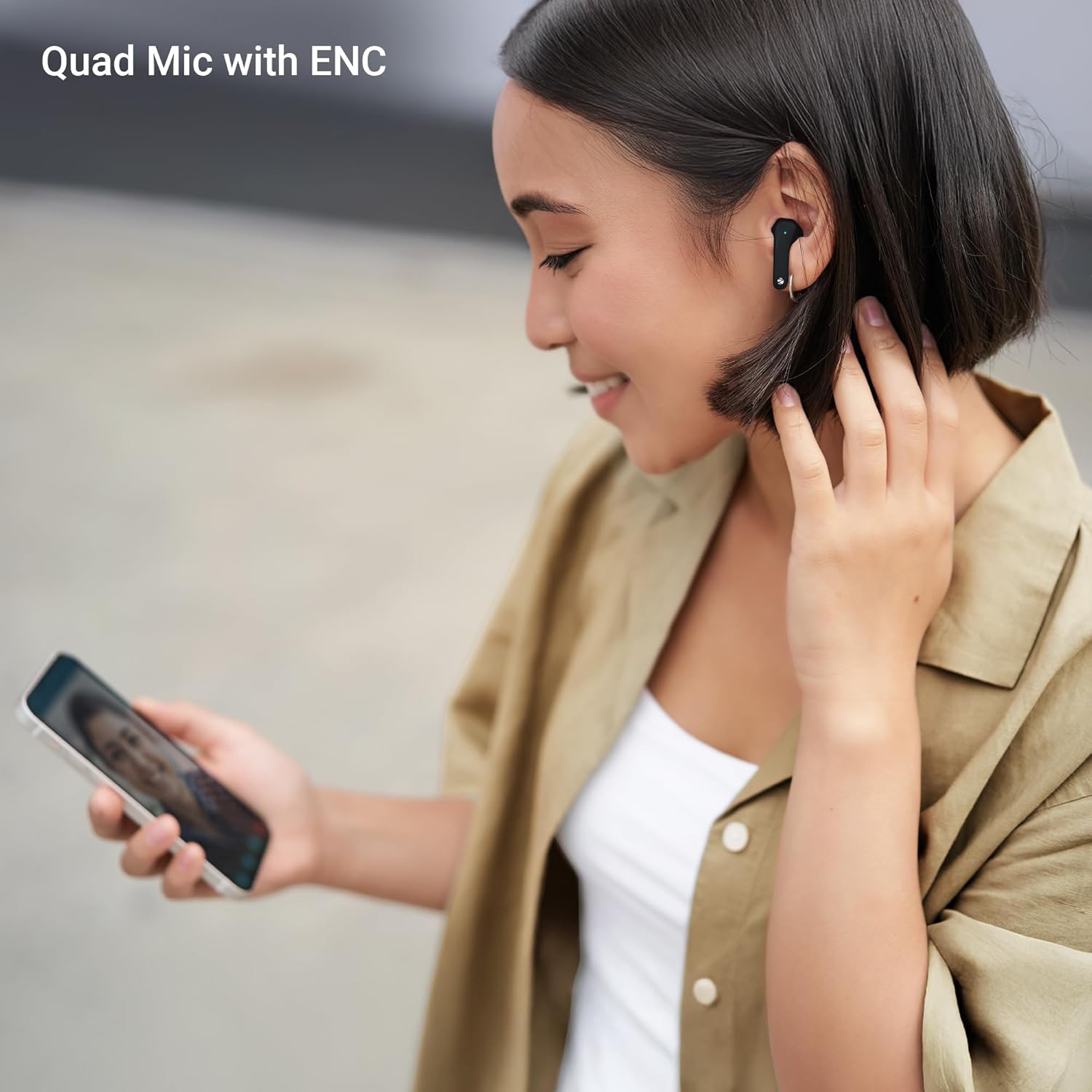 Wireless Earbuds with Charging Case ZEBRONICS PODS K2 in Ear Wireless Earbuds, Upto 40 Hrs Backup, Dual EQ, Quad MIC ENC, 10mm Bass Drivers, Fast Charging, Bluetooth, Flash Connect,40ms Low Latency Gaming, LED Battery Indicator 