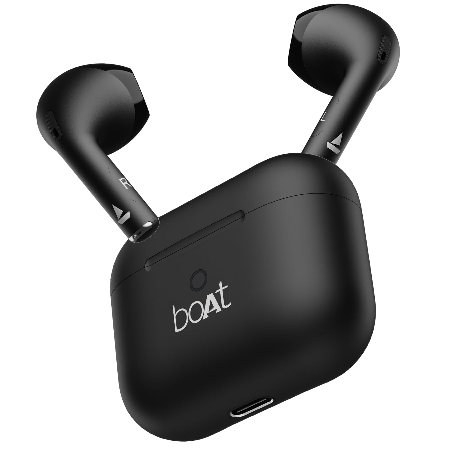 boAt Wireless Earbuds Boat Airdopes Joy, 35Hrs Battery, Fast Charge, IWP Tech, Low Latency, 2Mic ENx, Type-C Port, v5.3 Bluetooth Earbuds, TWS Ear Buds Wireless Earphones