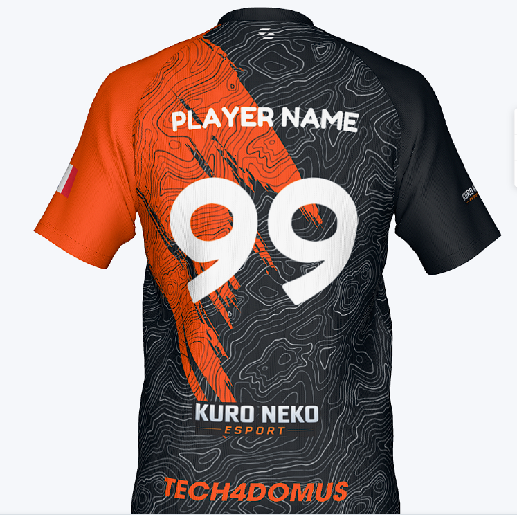 Tee-shirt Officiel Kuro Neko Esport Intérieur
